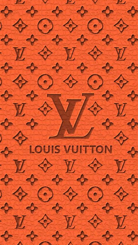 louis vuitton orange wallpaper